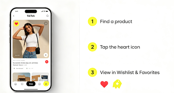 How to Save TikTok Shop Products for Later (Wishlist & Favorites)