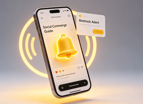 Tapping Notify Me on a sold-out TikTok Shop product
