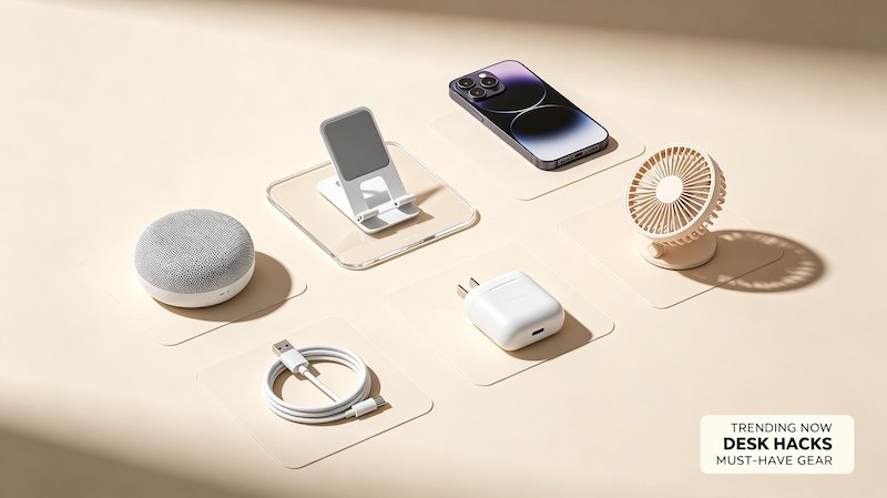 Tech haul from TikTok-recommended products