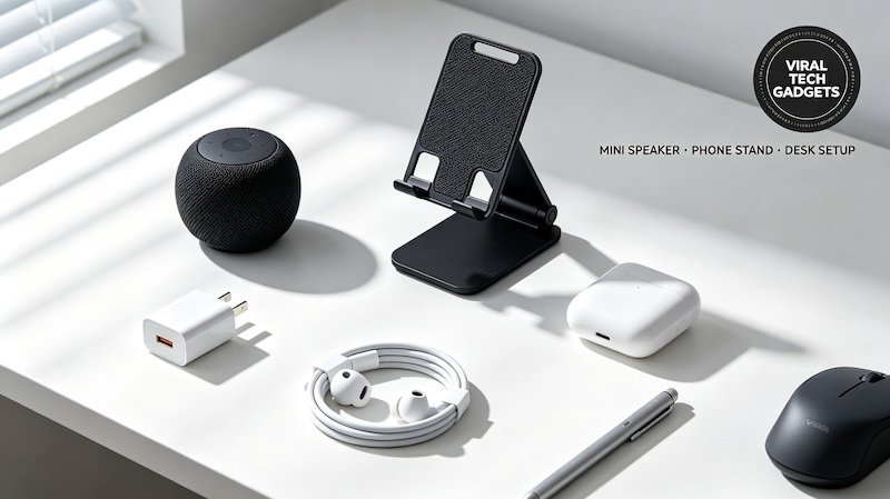 Trending desk and home office gadgets on TikTok