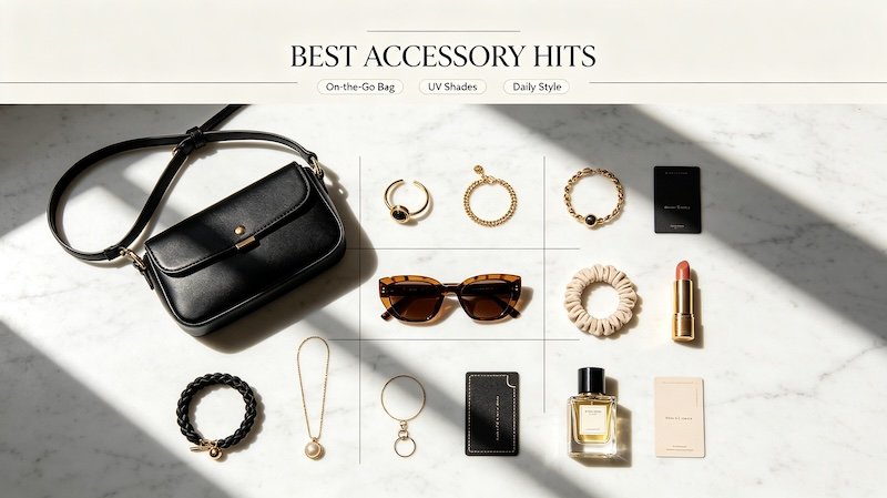 Fashion haul from TikTok-recommended products