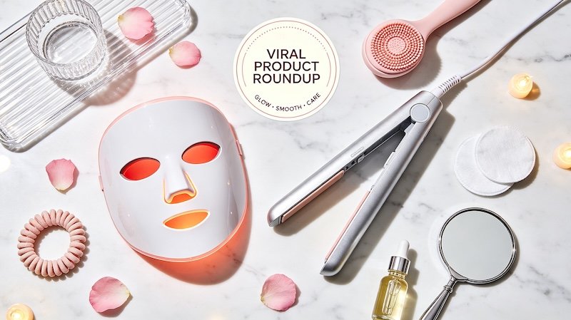 Beauty haul from TikTok-recommended products