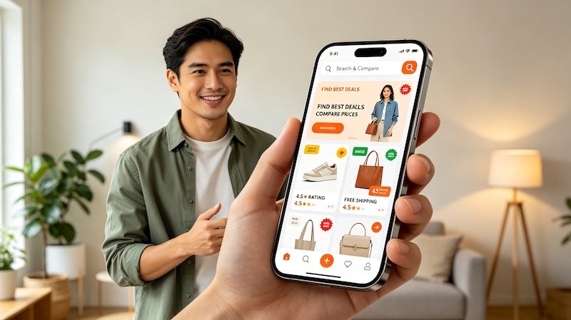 Using specific search terms to find TikTok Shop deals