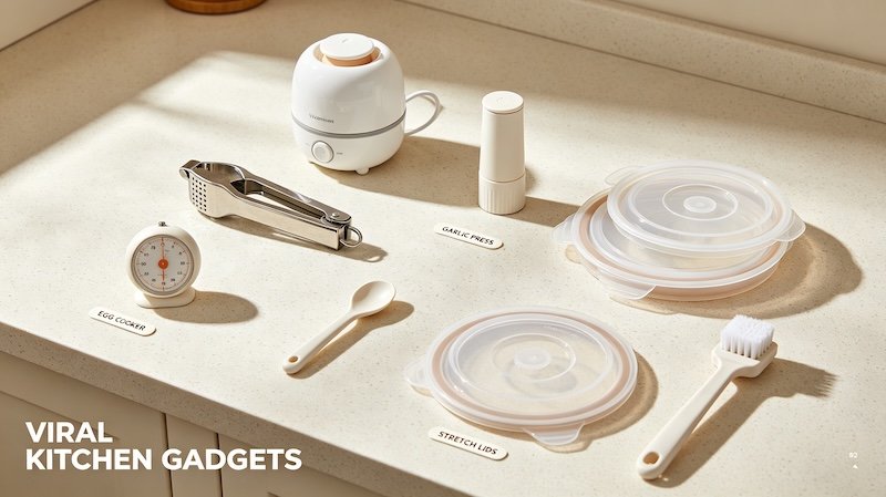 Organizing a small kitchen with TikTok Shop finds